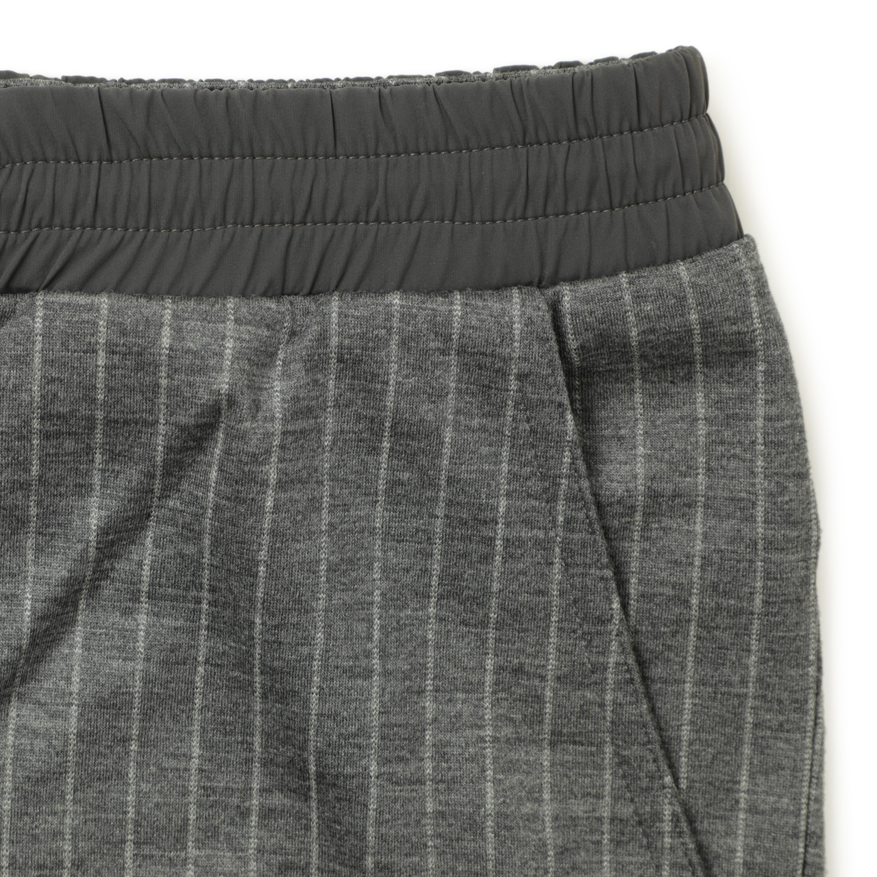 SEASE シーズ ナイロンストレッチ ストライプ パンツ JERSEY